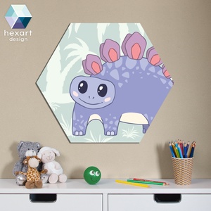 Stegi, a Stegosaurus dinó kölyök - babaszoba dekoráció, Otthon & Életmód, Babaszoba, gyerekszoba, Babaszoba kép, Fotó, grafika, rajz, illusztráció, MESKA