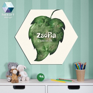 Névtábla - babaszoba dekoráció, akvarell fali kép, Otthon & Életmód, Babaszoba, gyerekszoba, Gyerek névtábla, Fotó, grafika, rajz, illusztráció, MESKA