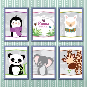 Róka - babaszoba dekoráció, fali kép (A4-es digitális nyomtatható fájl) - otthon & életmód - dekoráció - fali és függő dekoráció - falra akasztható dekor - Meska.hu