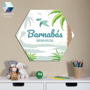 3 db-os dinós babaszoba dekoráció - választható dinókkal - otthon & életmód - babaszoba, gyerekszoba - babaszoba kép - Meska.hu