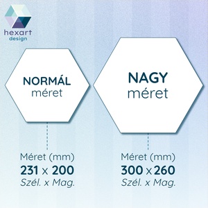 Hexart Plants fali dekoráció - narancs-zöld - otthon & életmód - dekoráció - kép & falikép - több részes kép - Meska.hu