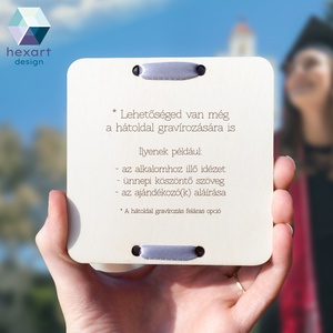 Diplomaosztó pénzátadó - gravírozott egyedi ajándék átadó diploma osztásra - otthon & életmód - papír, írószer - ajándékozás kellékei - pénzátadó doboz - Meska.hu