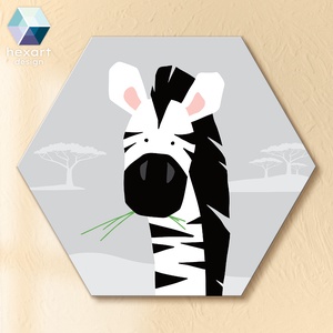 Zebra - babaszoba dekoráció, fali kép, Otthon & Életmód, Babaszoba, gyerekszoba, Babaszoba kép, Fotó, grafika, rajz, illusztráció, MESKA
