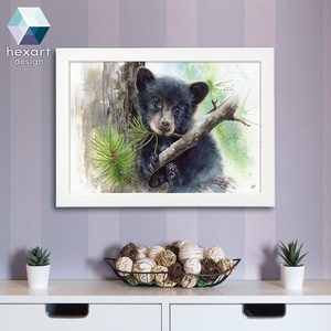 Medvebocs - akvarell festményről készült nyomat / reprodukció, több méretben, Művészet, Grafika & Illusztráció, Művészi nyomat, Fotó, grafika, rajz, illusztráció, Festészet, MESKA