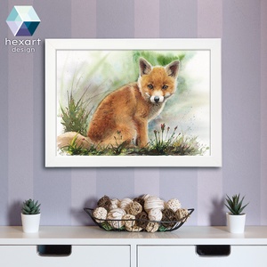 Rókakölyök - akvarell festményről készült nyomat / reprodukció, több méretben, Művészet, Grafika & Illusztráció, Művészi nyomat, Fotó, grafika, rajz, illusztráció, Festészet, MESKA