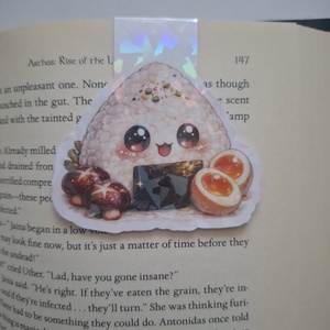 Mágneses könyvjelző - Onigiri - Meska.hu