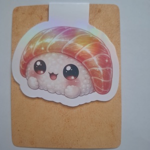 Mágneses könyvjelző - Lazacos Nigiri - Meska.hu