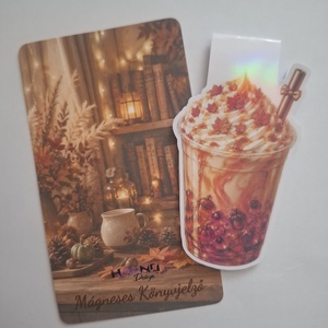 Maple Latte - mágneses könyvjelző - könyv & zene - könyvjelző - Meska.hu