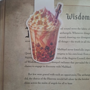 Maple Latte - mágneses könyvjelző - könyv & zene - könyvjelző - Meska.hu