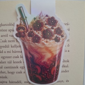 Ume (japán szilva) Latte - mágneses könyvjelző - könyv & zene - könyvjelző - Meska.hu