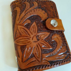 Antikolt, virág mintás igazolványtartó - táska & tok - pénztárca & más tok - kártyatartó & irattartó - Meska.hu