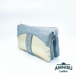 Ezüst - arany egyenes kristály köves női pénztárca G1005 - táska & tok - pénztárca & más tok - pénztárca - női pénztárca - Meska.hu