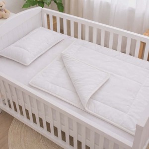 Babapaplan és lapospárna szett kiságyba � pamutvászonból, Baba - mama, Baba ágynemű, Pólya, Varrás, MESKA