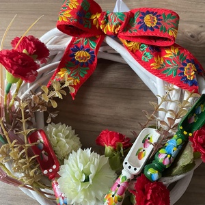 Magyaros koszorú - otthon & életmód - dekoráció - ajtó- és ablak dekoráció - ajtódísz & kopogtató - Meska.hu