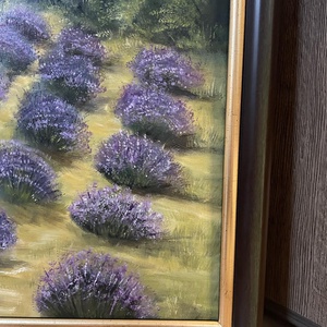 Levendulamező - művészet - festmény - olajfestmény - Meska.hu