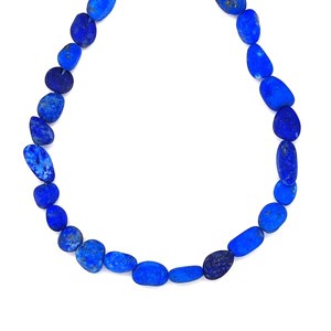 Lapis lazuli matt pebble 6-10mm � ékszerkészítő alapanyag (füzér), Kellékek & szerszámok, Ásvány alapanyag, Ásványfüzér, , MESKA
