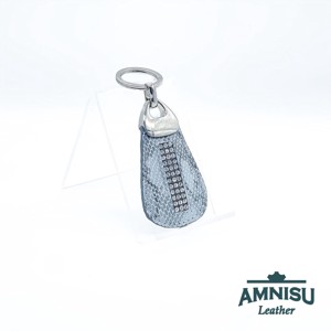 Szürke kígyómintás csepp alakú swarovski köves kulcstartó H3016, Táska & Tok, Kulcstartó & Táskadísz, Kulcstartó, , MESKA