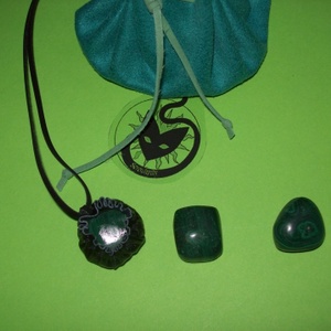 Talizmán, amulett, szerencse kő...tartóval -  - Meska.hu