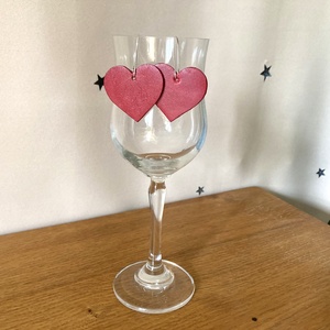 Fülbevaló bőrből,  heart - ékszer - fülbevaló - lógó fülbevaló - Meska.hu