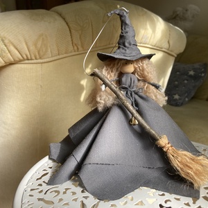 Halloween dekoráció, boszorkány, Otthon & Életmód, Dekoráció, Halloween, Halloweeni dekoráció, Baba-és bábkészítés, MESKA