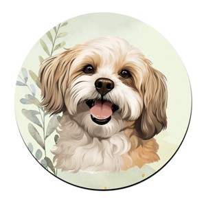 Barna Havanese portré mintás bögre alátét, , , MESKA