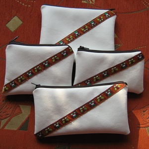 Neszesszerek, bagoly mintás  szalaggal .  - Meska.hu