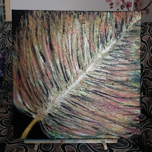 50x50cm 3D hatású akrilfestmény - Meska.hu