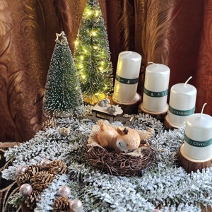 Adventi koszorú  - karácsony - adventi díszek - adventi koszorú - Meska.hu