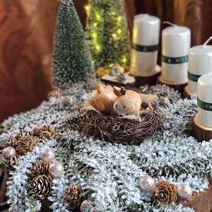 Adventi koszorú  - karácsony - adventi díszek - adventi koszorú - Meska.hu