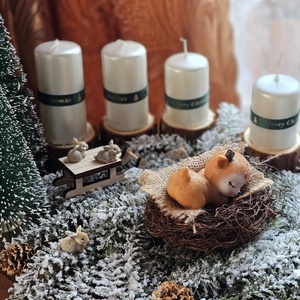 Adventi koszorú  - karácsony - adventi díszek - adventi koszorú - Meska.hu