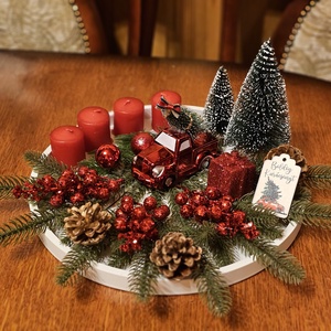 Karácsonyi expressz adventi koszorú  - Meska.hu