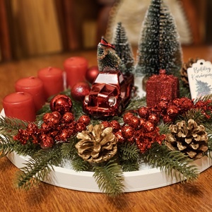 Karácsonyi expressz adventi koszorú  - karácsony - adventi díszek - adventi koszorú - Meska.hu