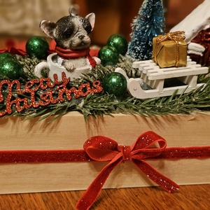 Ünnepi asztaldísz  - karácsony - adventi díszek - adventi asztaldísz - Meska.hu