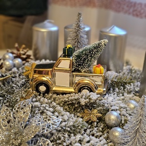 Adventi koszorú Téli Utazás - karácsony - adventi díszek - adventi koszorú - Meska.hu