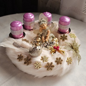 Adventi koszorú  - Meska.hu