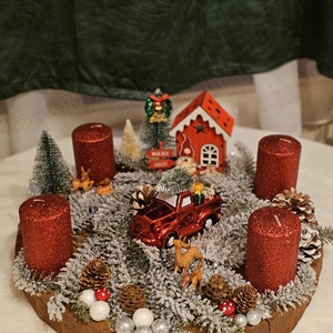 Adventi koszorú  - Meska.hu