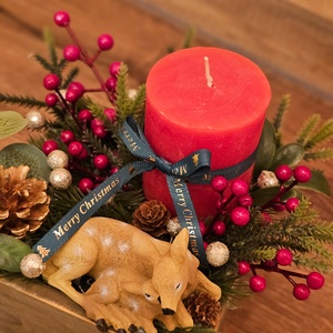 Téli asztaldísz  - karácsony - adventi díszek - adventi asztaldísz - Meska.hu