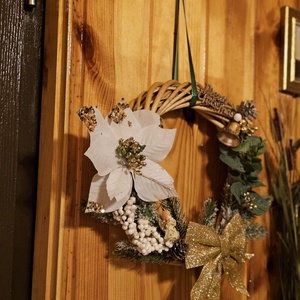 Ajtókopogtató  - karácsony - karácsonyi lakásdekoráció - karácsonyi ajtódíszek - Meska.hu