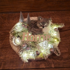 Téli asztaldísz  - otthon & életmód - dekoráció - asztal és polc dekoráció - asztaldísz - Meska.hu