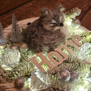 Téli asztaldísz  - otthon & életmód - dekoráció - asztal és polc dekoráció - asztaldísz - Meska.hu