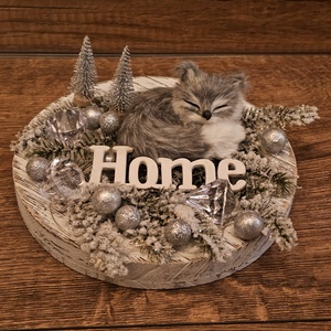 Téli asztaldísz  - otthon & életmód - dekoráció - asztal és polc dekoráció - asztaldísz - Meska.hu