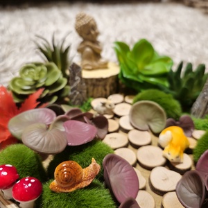 Álmodó Buddha kertje - otthon & életmód - dekoráció - asztal és polc dekoráció - asztaldísz - Meska.hu