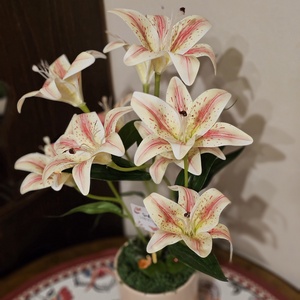 Liliom asztaldísz cserépben � gondozásmentes - otthon & életmód - dekoráció - Meska.hu