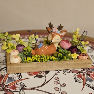 Tavaszi asztaldísz , Otthon & Életmód, Dekoráció, Asztal és polc dekoráció, Asztaldísz, Virágkötés, MESKA