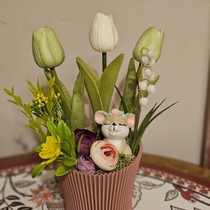 Tavaszi asztaldísz  - Meska.hu