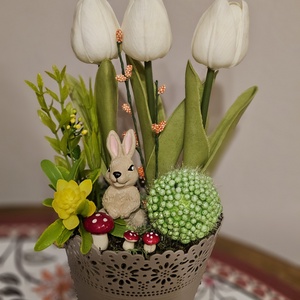 Tavaszi asztaldísz  - otthon & életmód - dekoráció - húsvéti asztaldíszek - Meska.hu