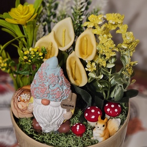 Asztaldísz tavaszra - otthon & életmód - dekoráció - asztal és polc dekoráció - asztaldísz - Meska.hu