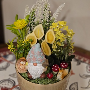 Asztaldísz tavaszra - otthon & életmód - dekoráció - asztal és polc dekoráció - asztaldísz - Meska.hu