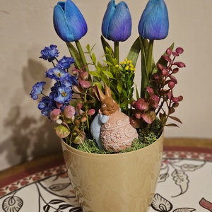 Asztaldísz tavaszra - Meska.hu