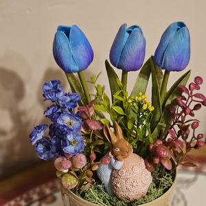 Asztaldísz tavaszra - otthon & életmód - dekoráció - asztal és polc dekoráció - asztaldísz - Meska.hu